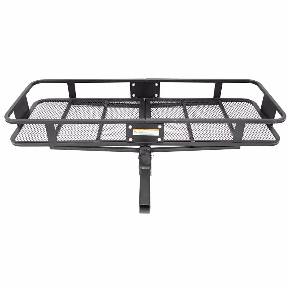 MaxxHaul 70103 Steel Folding Hitch Cargo Carrier, 500 lb. Capacity, 2 in. Receiver