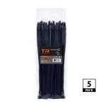 TR Industrial 12 in. UV Resistant Nylon Cable Ties, Black (500-Pack) thumbnail 1
