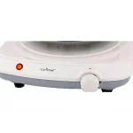 NutriChef White Electric Countertop Hot Plate Buffet Burner with Adjustable Temperature Control thumbnail 5