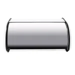 Honey-Can-Do Retro White Rolltop Bread Box - Steel Kitchen Storage Container thumbnail 2