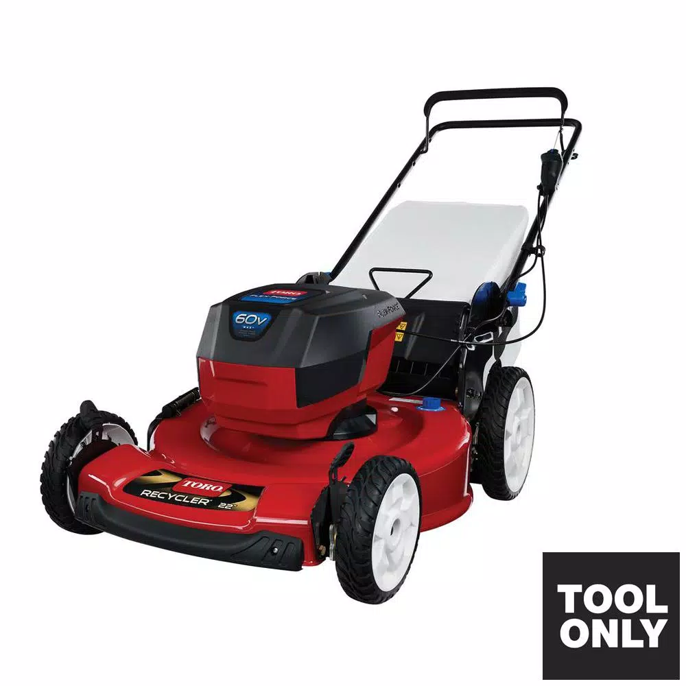 Toro 22 in. Recycler 60V Max Cordless Battery Push Lawn Mower - Tool Only
