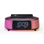 iHome TIMEBOOST GLOW Color Changing Bluetooth Alarm Clock Speaker with Qi Wireless Charging thumbnail 6