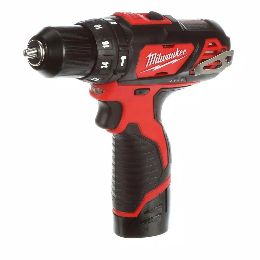 Milwaukee M12 12V Lithium-Ion Cordless Hammer Drill and Impact Driver 2-Tool Combo Kit