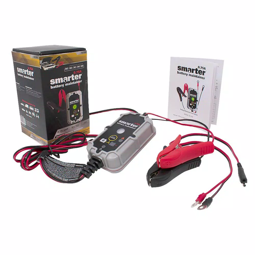 Smartech Products Smartech IC-1000 0.75 Amp 6V/12V Intelligent Battery Charger and Maintainer