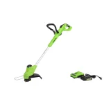 Greenworks 24V Cordless TORQDRIVE String Trimmer with 2.0 Ah Battery and Charger, 12 in. Cutting Path thumbnail 1