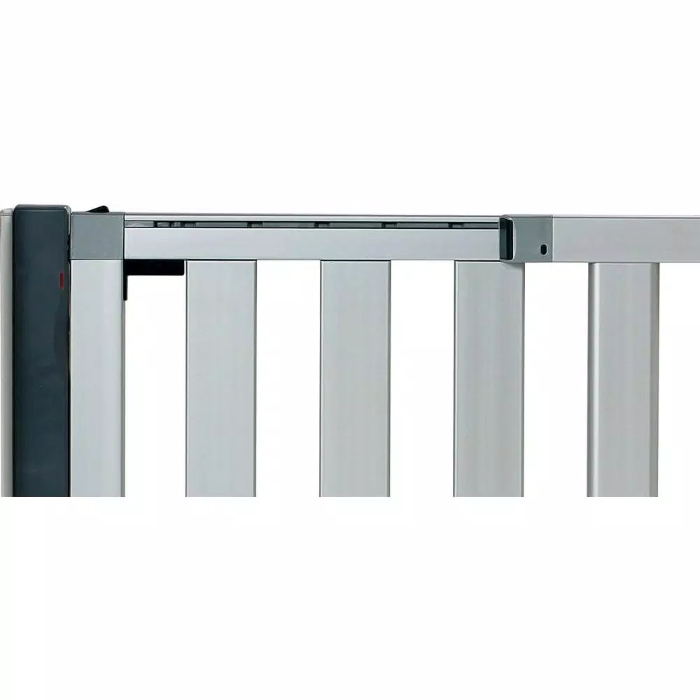 Munchkin Loft 30.5 in. Aluminum Hardware Mounted Safety Gate, Extra Wide 26.5-40 in.