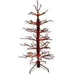 Haunted Hill Farm 60 in. Animated Halloween Twisted Tree with Moving Branches and Orange LED Lights thumbnail 2