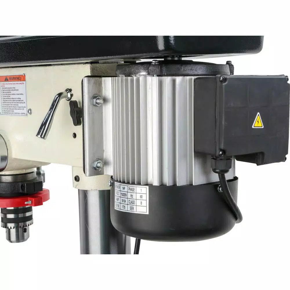 Shop Fox 1 HP 17 in. Floor Model Drill Press with 110V Motor and Morse Taper #3 Spindle