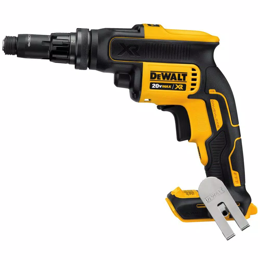 DEWALT 20V MAX XR Brushless Cordless Drywall Screw Gun Kit with (2) 4.0 Ah Batteries