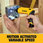 DEWALT 8V MAX Cordless Gyroscopic Screwdriver Kit with 2 1.0 Ah Batteries, Charger & Bag thumbnail 3