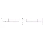 POWERTEC 48 in. Universal Stepped T-Track with 2 Hold-Down Clamps thumbnail 5