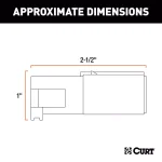CURT 4-Way Round Trailer Side Connector Plug thumbnail 6