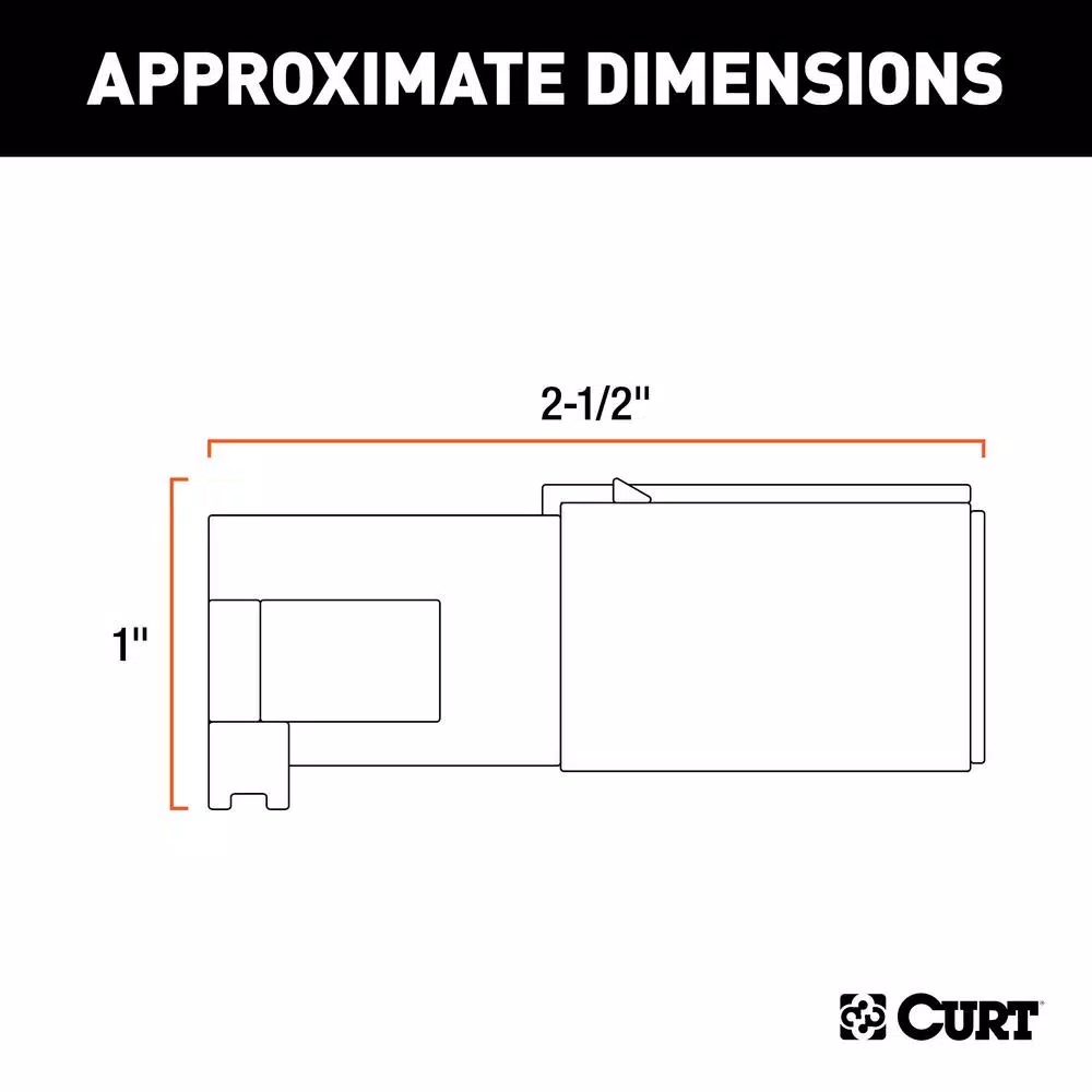 CURT 4-Way Round Trailer Side Connector Plug