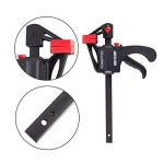 POWERTEC 24 in. Quick Release Ratcheting Bar Clamp and 30 in. Spreader Set, 2-Pack thumbnail 4