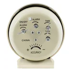 Equity by La Crosse 4 in. Round Analog Wind-Up Bell Metal Alarm Clock - Gold thumbnail 2