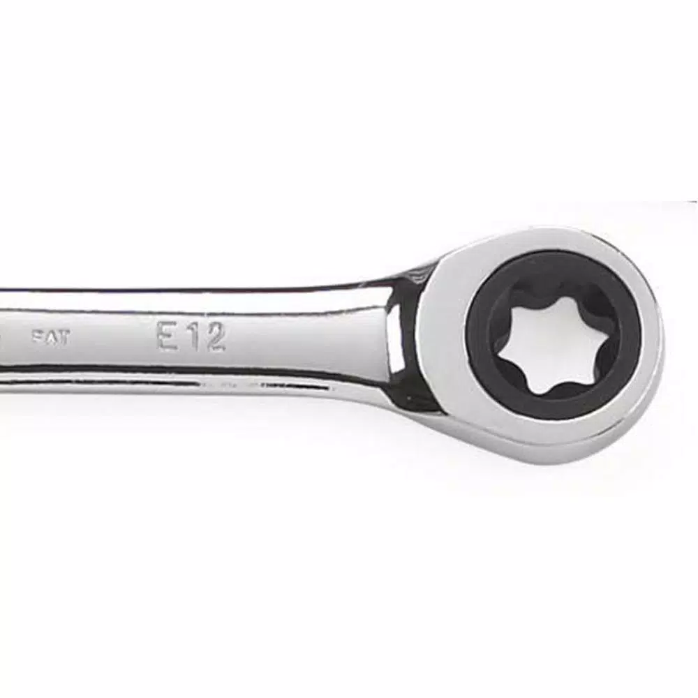 GearWrench E-Torx Ratcheting Double Box-End Wrench, E10 x E12