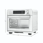 Ovente 1700W Stainless Steel Digital Air Fryer Rotisserie Convection Oven & Dehydrator, 25L thumbnail 7