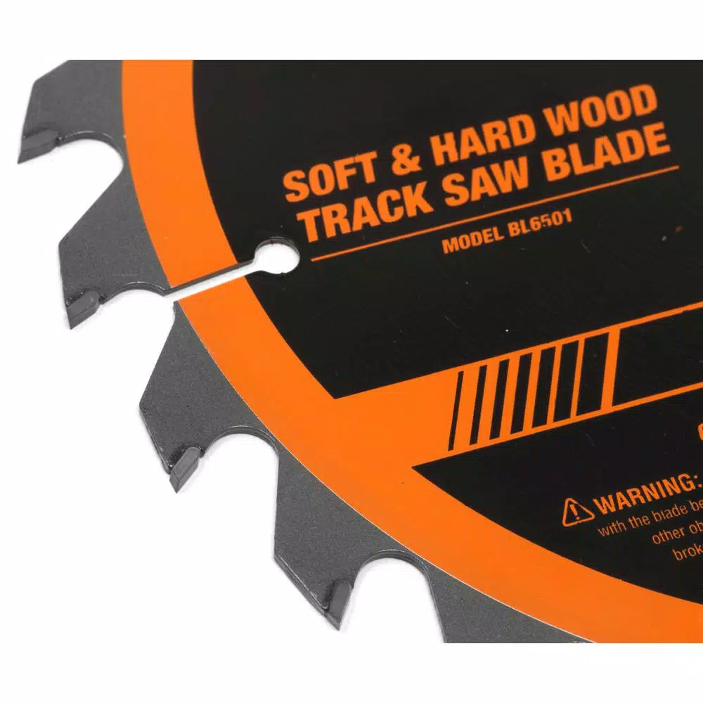 WEN 6.5 in. 24-Tooth Carbide-Tipped Track Saw Blade, 20 mm Arbor