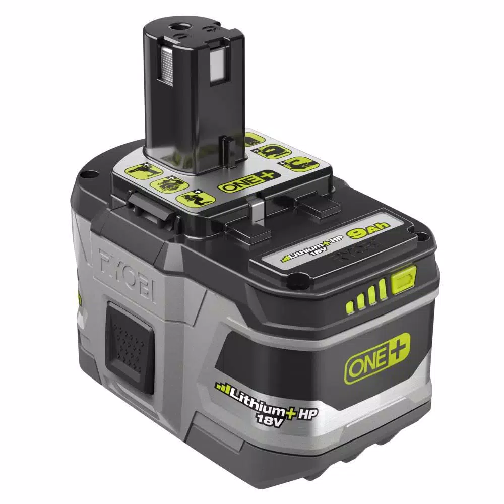 RYOBI 18V ONE+ LITHIUM+ HP High Capacity 9.0 Ah Lithium-Ion Battery