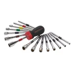 GearWrench 16-Piece Ratcheting Nut Driver Set with Interchangeable Shafts thumbnail 1