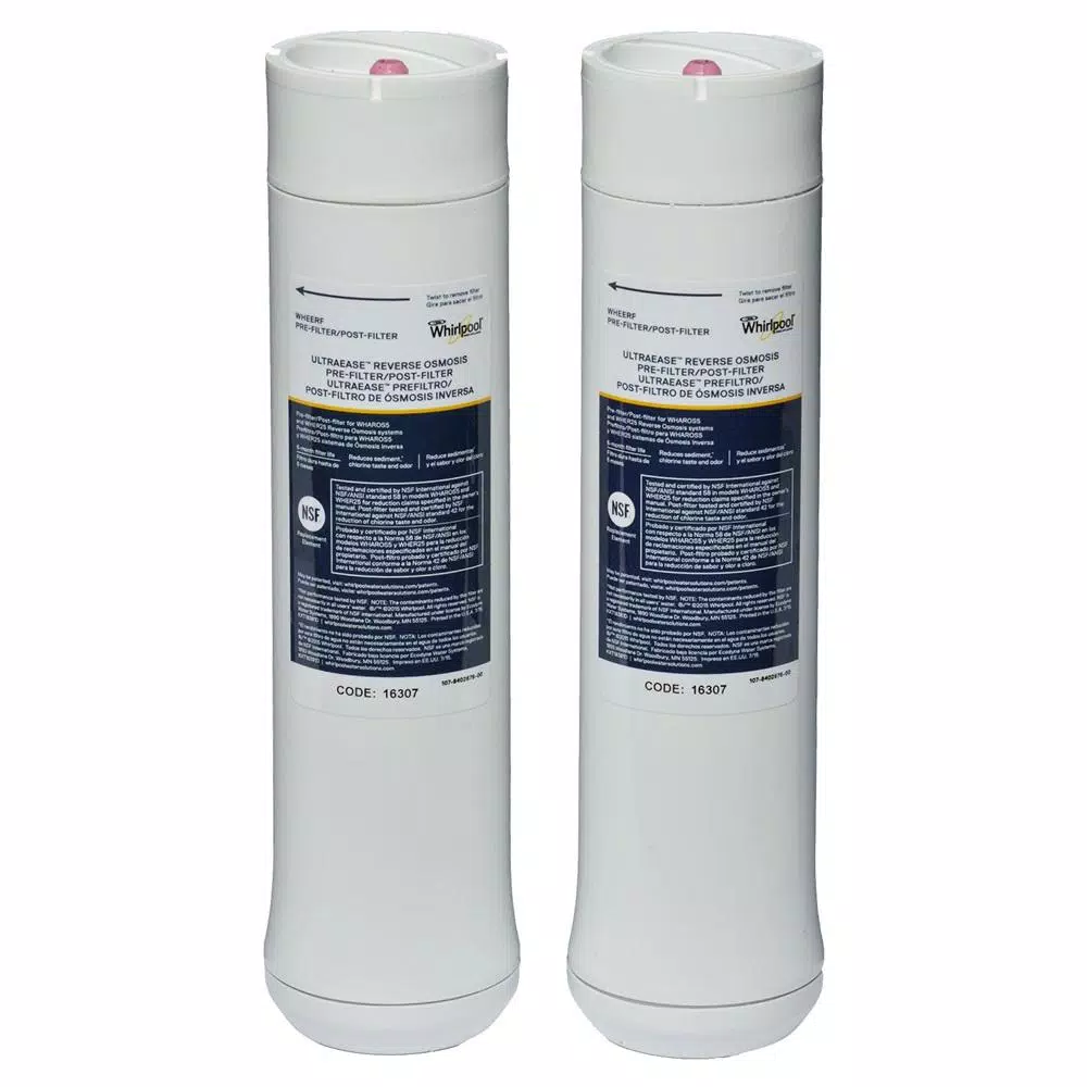 Whirlpool WHER25 3-Stage Under Sink Reverse Osmosis Water Filtration System - NSF Certified