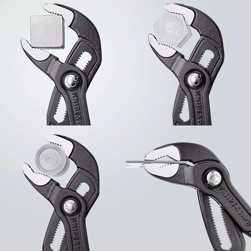 KNIPEX 10 in. Cobra Series Extra-Slim Nose Pliers
