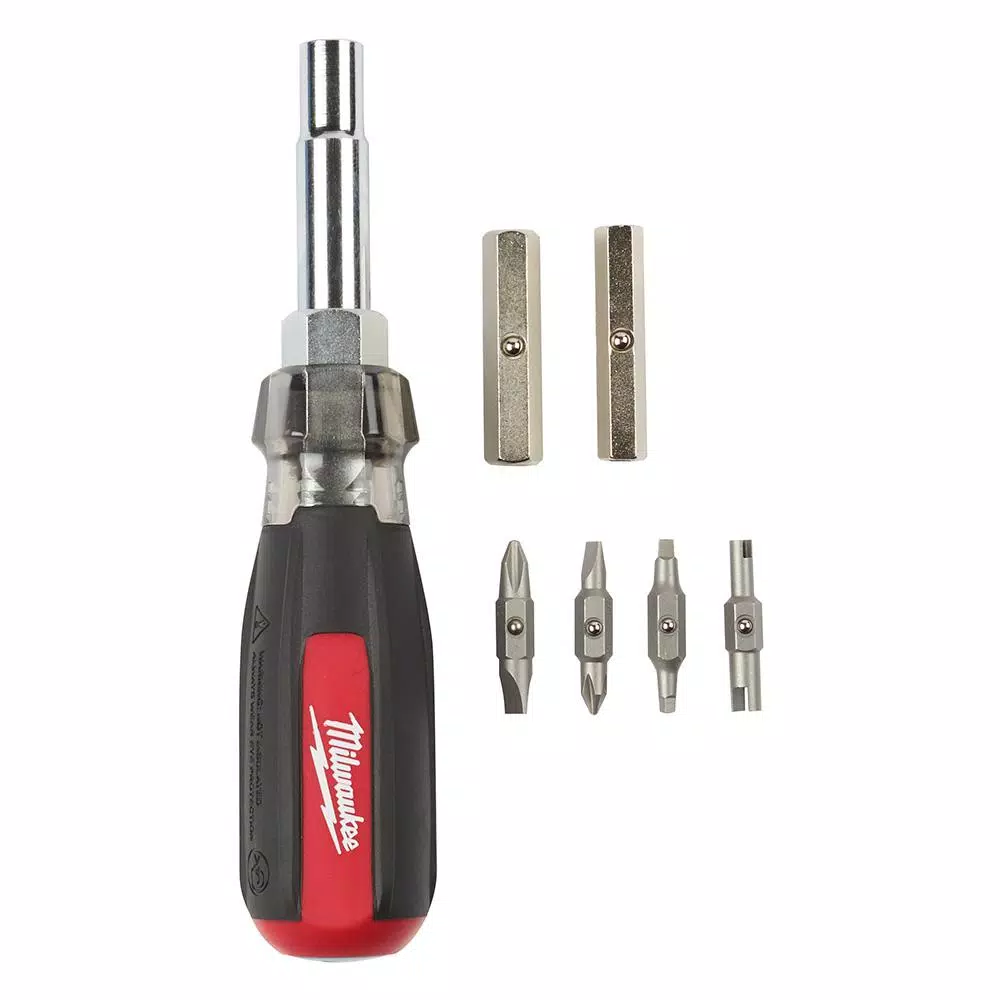 Milwaukee 3-Piece Hand Tool Set: 6 in. Jab Saw, 12 ft. Tape Measure, and 13-in-1 Multi-Tip Screwdriver