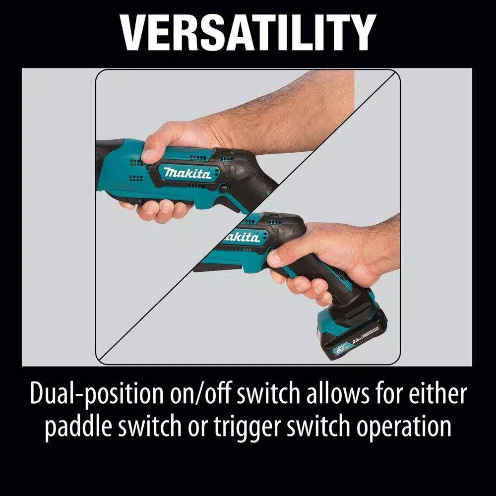 Makita 12V MAX CXT Cordless Reciprocating Saw Kit with 2.0Ah Batteries and Charger