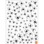 WallPops Little Spiders Halloween Wall Art Kit - 52pc Peel and Stick Spider Wall Decals, 24 in. x 17.5 in. thumbnail 3