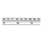 Lufkin Executive Diameter Pocket Tape Measure, 6.56 ft (2m), Chrome Case thumbnail 2
