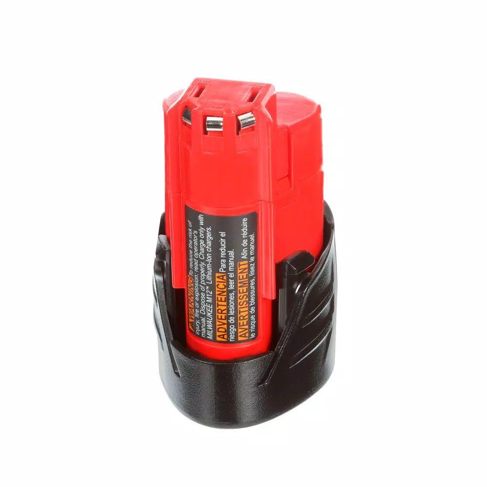 Milwaukee M12 FUEL 12V Brushless 1/4 in. Hex 2-Speed Screwdriver Kit with (2) 2.0 Ah Batteries & Case