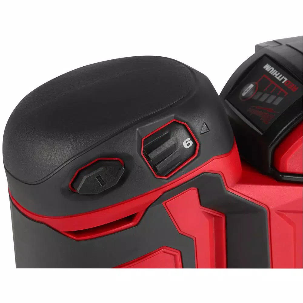 Milwaukee M18 18V Lithium-Ion 5 in. Cordless Random Orbit Sander Kit with 3.0Ah Battery, Charger and Bag