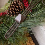 Village Lighting Company 18 in. Antler Design Adjustable Wreath Hanger, Heavy Duty Wrought Iron, Holds up to 20 lbs. thumbnail 4