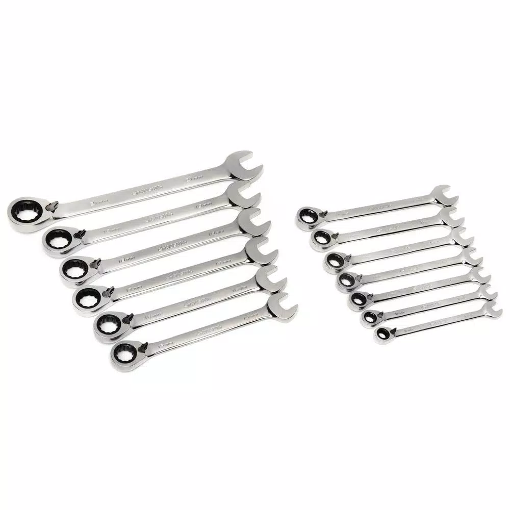 Husky 13-Piece Master Metric Reversible Ratcheting Wrench Set