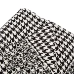 Glitzhome 60 in. Black and White Houndstooth Woven Acrylic Throw Blanket thumbnail 3