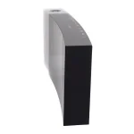 Jensen JCR-238 Digital Dual Alarm Projection Clock Radio with USB Charging Port, Black and Silver thumbnail 3
