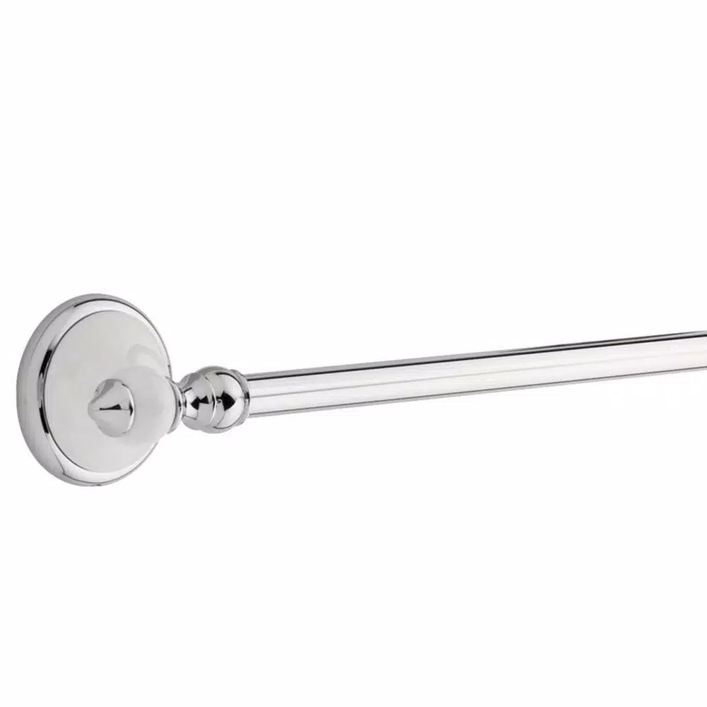 Delta Alexandria 18 in. Single Towel Bar, Chrome and White