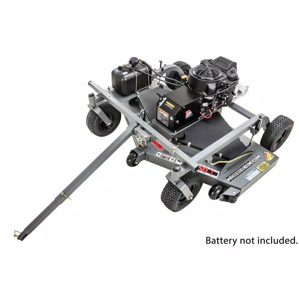 Swisher Commercial Pro 60 in. 14.5-HP Kawasaki Electric Start Finish-Cut Trail Mower