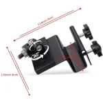 Wasserstein Weatherproof Gutter Mount for Blink Outdoor, XT and XT2 Cameras, Universal Screw Adapter, Black (2-Pack) thumbnail 3