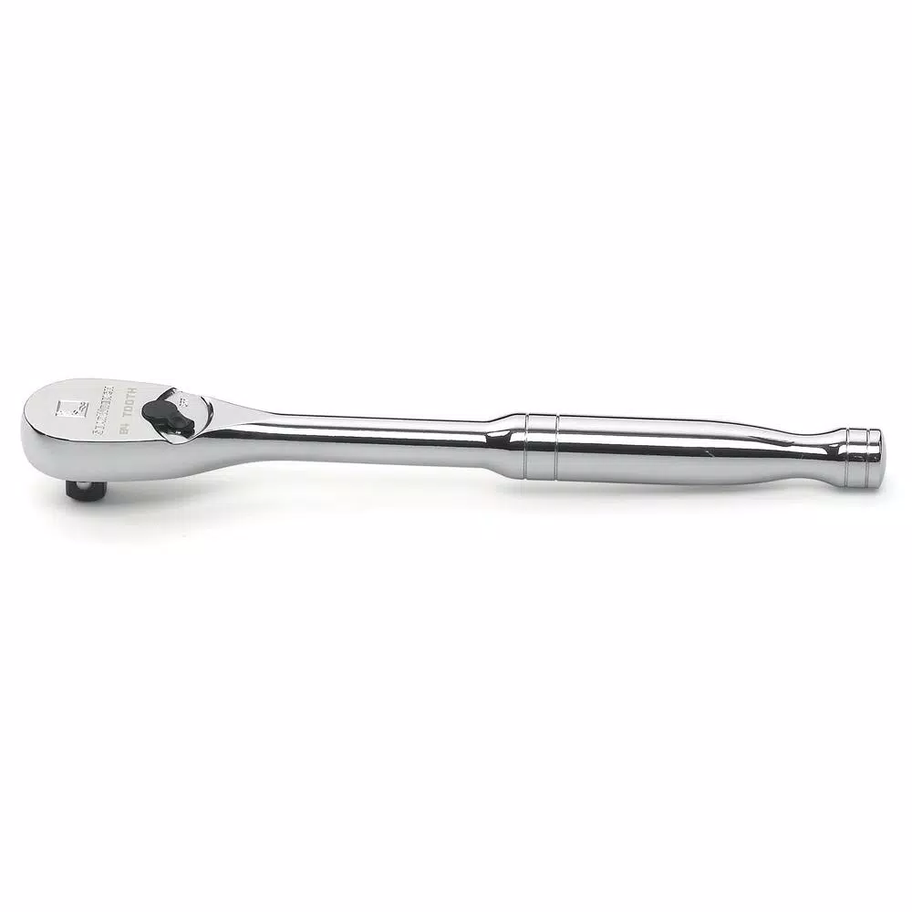 GearWrench 84-Tooth Full Polish Ratchet Set, 1/4 in., 3/8 in., and 1/2 in. Drive, 3-Piece