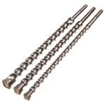 Kateya Carbide Tipped SDS MAX Masonry Drill Bit Set, 3-Piece, 24 in. thumbnail 1