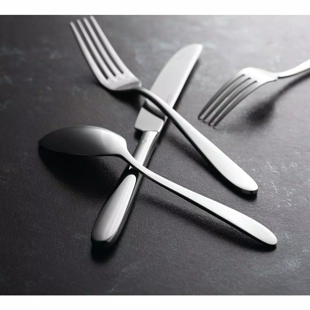 Oneida Mascagni 18/10 Stainless Steel Teaspoons, European Size (Set of 12)