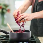 Better Chef 2 Qt. Aluminum Nonstick Saucepan with Tempered Glass Lid, Gray thumbnail 4
