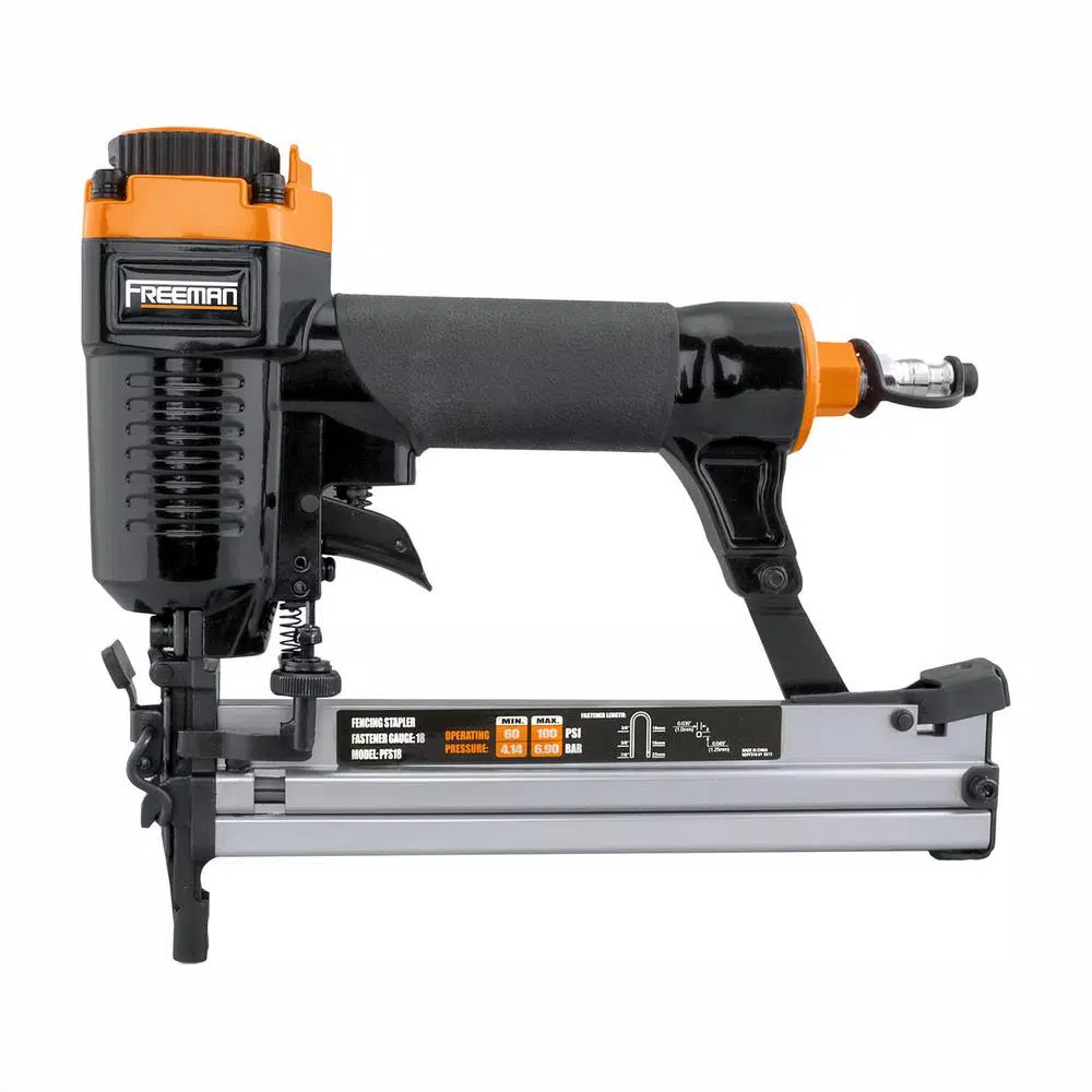 Freeman PFS18 Pneumatic 18-Gauge 7/8 in. Fencing Stapler