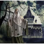 Haunted Hill Farm 5 ft. Animatronic Talking Evil Witch Halloween Prop thumbnail 10