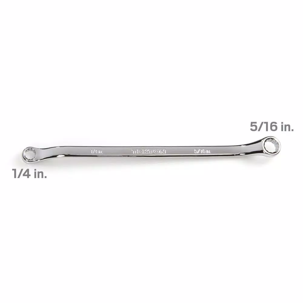 TEKTON 1/4 in. x 5/16 in. 45° Offset Double Box End Wrench