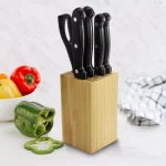 Gibson Collarette 6-Piece Preparation Cutlery Set with Wood Block thumbnail 5