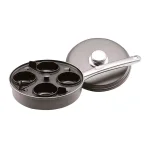 Farberware 8-Inch Nonstick Aluminum Egg Poacher with Lid and 4 Nylon Cups thumbnail 1