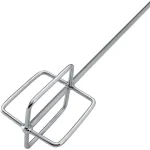 QEP 24 in. Professional Chrome-Plated Steel Mixing Paddle for Thinset and Grout thumbnail 1