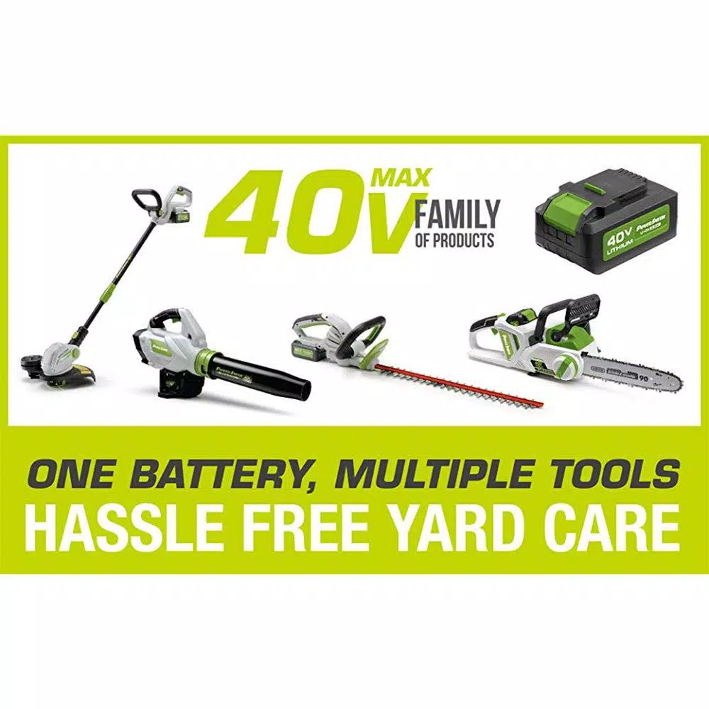 PowerSmith PBL140JH 40V Max Cordless Brushless Leaf Blower Kit with 2.5 Ah Battery and Charger